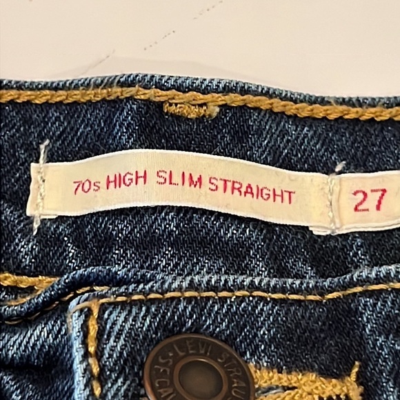 Levi’s Retro 70’s Slim Straight Size 27 - Picture 10 of 16